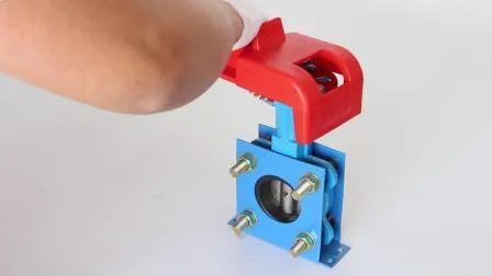 PP素材ユニバーサルバタフライバルブロックアウトBD