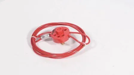 調整可能なステンレススチールケーブルロックアウト（4mm×2mプラスチック製）