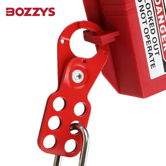 Bozzys Industrial 38mm 安全ロックアウトハスプ 6穴