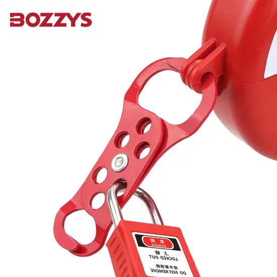 Bozzys 強力スチール製安全ロックアウトハスプ（二重機能）