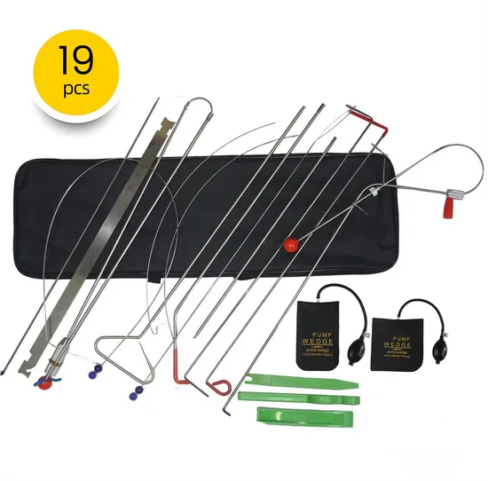 クイックオープンロングリーチカーオープニング緊急ツールカーロックアウトキット（エアウェッジポンプ付き）